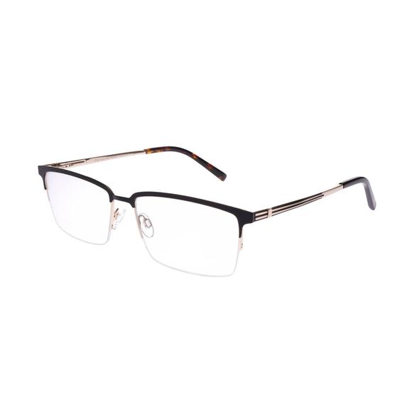 New WIDE GUYZ Black & Gold RIP Eyeglasses 60/17/150 for Stylish Large Man - Picture 1 of 2